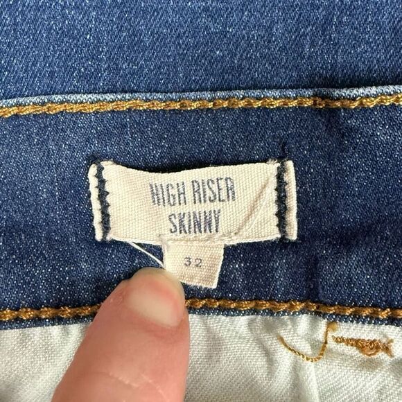 MADEWELL High Riser Skinny Zip Fly Jeans | Size 32 - Picture 3 of 3